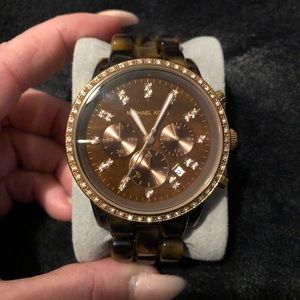 Michael Kors Tortoise shell watch